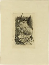 Frontispiece to Les baisers morts
