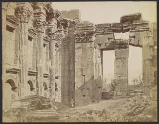 Interior, Temple of Jupiter, Baalbek