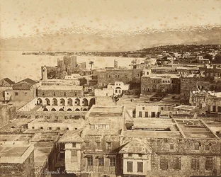 Panoramic view of Beirut, Lebanon