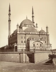 The Mosque of Muhammad Ali, known as the Alabaster Mosque, in Cairo, Egypt