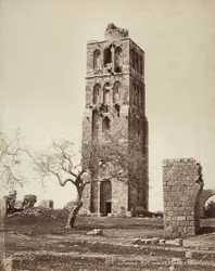 View of the Tower of the Forty Martyrs, in Israel