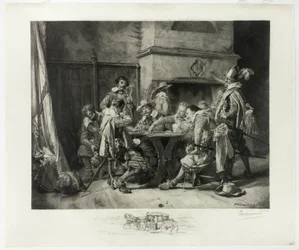 Lost Game (Soldiers Playing Cards)