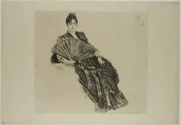 Woman with a Fan
