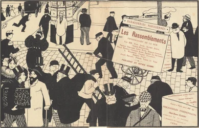 Book Jacket for "Les Rassemblements"