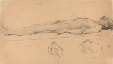 The Corpse Study for The Dead Christ, 1893