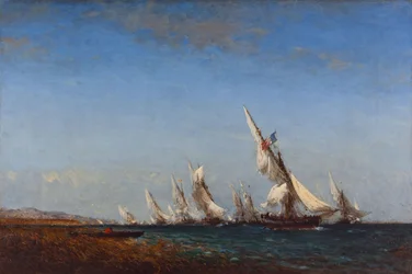 Fishermen return to Martigues, 2nd half of the 19th century
