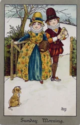 Sunday Morning, Victorian Card