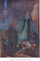 So like a shattered column lay the King (Morte D