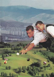 Billiards with good friends, 2020