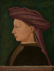 Profile Portrait of a Young Man