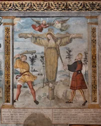 Detail of the Crucifixion of St. Julia