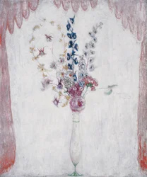 Delphiniums and Columbine, c.1923