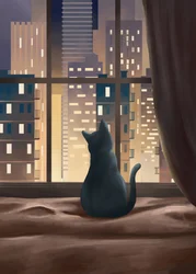 Black Cat City Glow