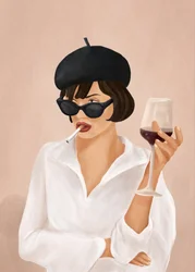 Chic Smoking Lady