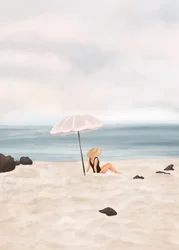 Serene Beach Scene