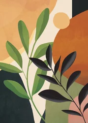 Warm Botanical Abstract