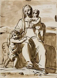 Madonna and Child with Saint John