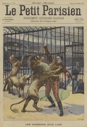 A Lion Tamer Being Attacked by One of His Animals