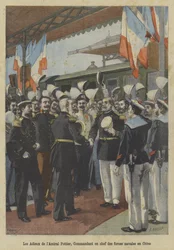 Farewells of Admiral Edouard Pottier, Commander of French Naval Forces in China