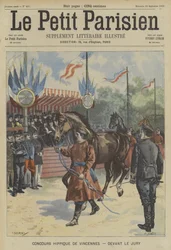 Horses Paraded Before the Jury at a Competition in Vincennes, Paris