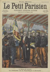 President Loubet of France Visiting Marseilles