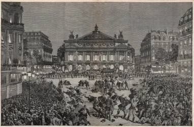 Riots in Paris objecting to the performance of Richard Wagner