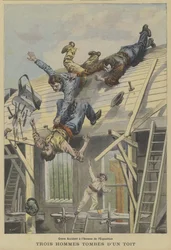 Serious Accident on the Site of the Exposition Universelle of 1900, Paris