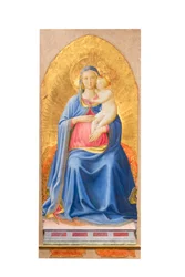 Madonna and Child enthroned
