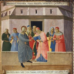 Judas Went to the Chief Priests and Agreed to Hand Over Jesus in Exchange for Thirty Silver Coins. Life of Christ, Armadio degli Argenti