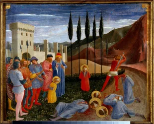 The martyrdom of Saints Cosimo and Damien