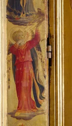 Angel Playing a Trumpet (detail)