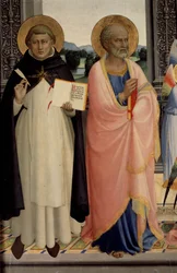 Polyptych of Saint Dominic Representing a Madonna and Child with Saints