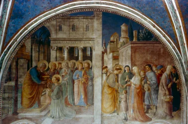 St Peter Ordaining St Stephen Deacon, mid 15th Century