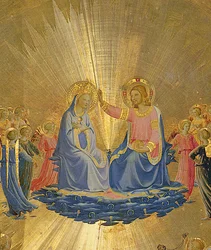 The Coronation of the Virgin, c.1440 (central detail of 49984)