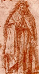 Study for the figure of an apostle