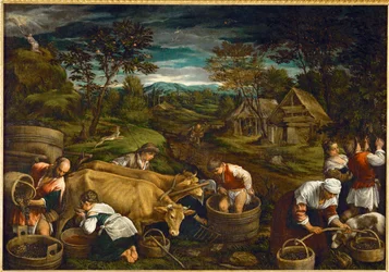 Autumn - Moses Receives the Tablets of Law