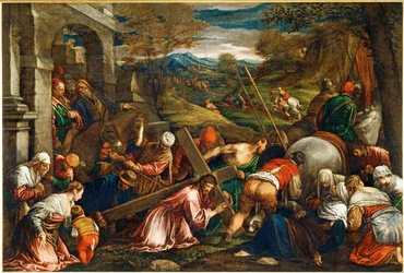 The Way to Calvary - Jesus Christ carrying the cross