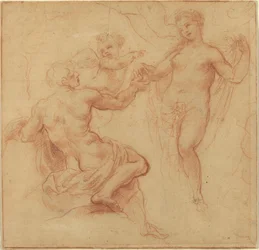 Paris Awarding the Apple to Venus