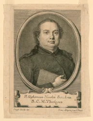 Portrait of P. Alphonsus Nicolai of Society of Jesus