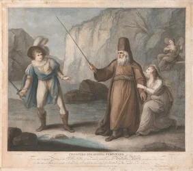 Prospero Disarming Ferdinand, Act I, Scene II