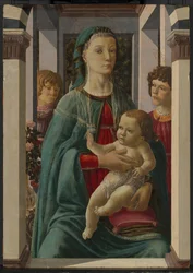 Virgin and Child with Two Angels, 1465-75