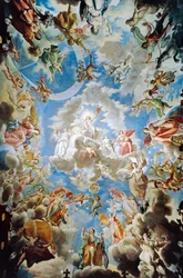 Apotheosis, Pamphilj House fresco