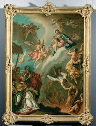 Pope Gregory I and Saint Vitalis Intercede with the Madonna for the Souls in Purgatory