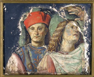 Two Male Heads