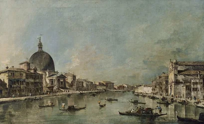 Grand Canal with San Simeone Piccolo and Santa Lucia