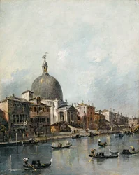 The Church of San Simeone Piccolo on the Grand Canal, Venice