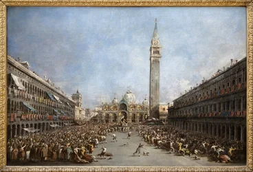 The Doge of Venice Carried by the Gondoliers After His Election