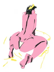 Female Nude Back View