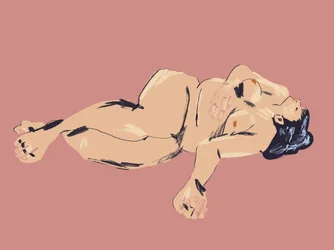 Serene Woman Resting