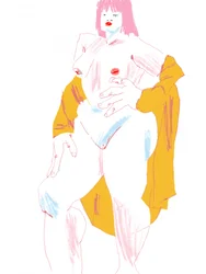White and Yellow Nude